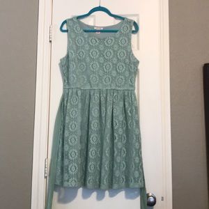 Mint Green Dress